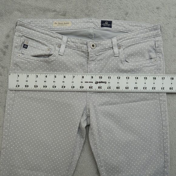 Adriano Goldschmied AG Women's 30 Low-Rise Stevie Ankle Slim Straight 27" Inseam - Picture 5 of 15